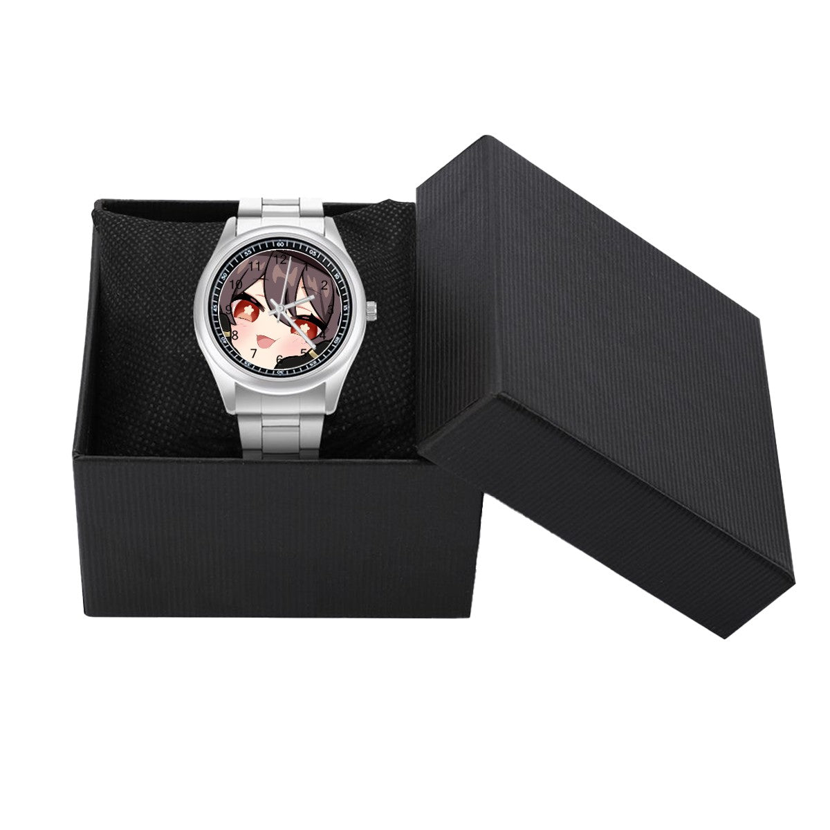 Genshin Impact Squishy Series Stainless Steel Watch - Hu Tao