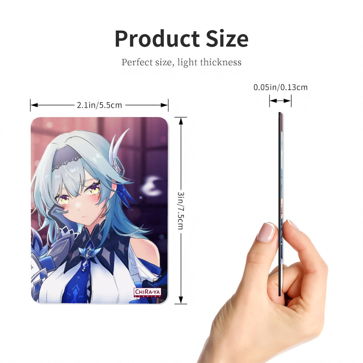 Genshin Impact Acrylic Fridge Magnet - Eula: Night Out at Angel's Share