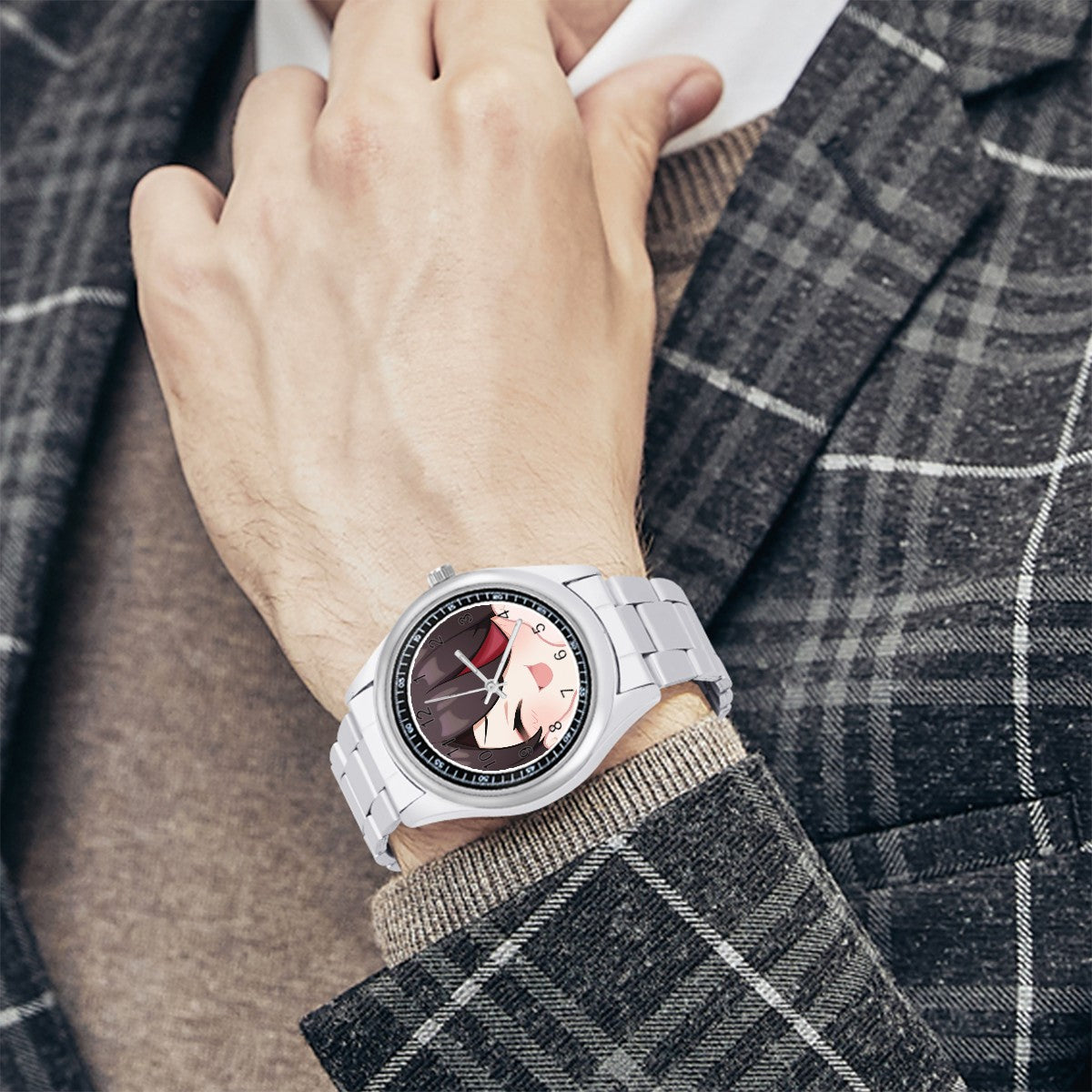 Genshin Impact Squishy Series Stainless Steel Watch - Beidou