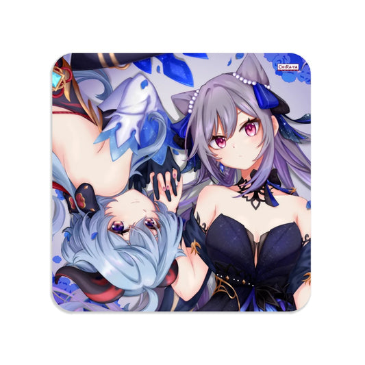 Genshin Impact Acrylic Fridge Magnet - Ganyu & Keqing: "Ganqing Impact"