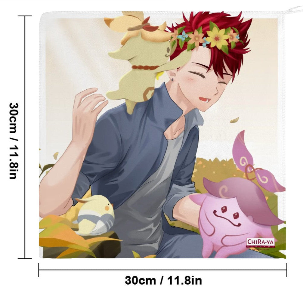 Terraglotte Hand Towel - 2024 Anniversary Art ft. Aramiya