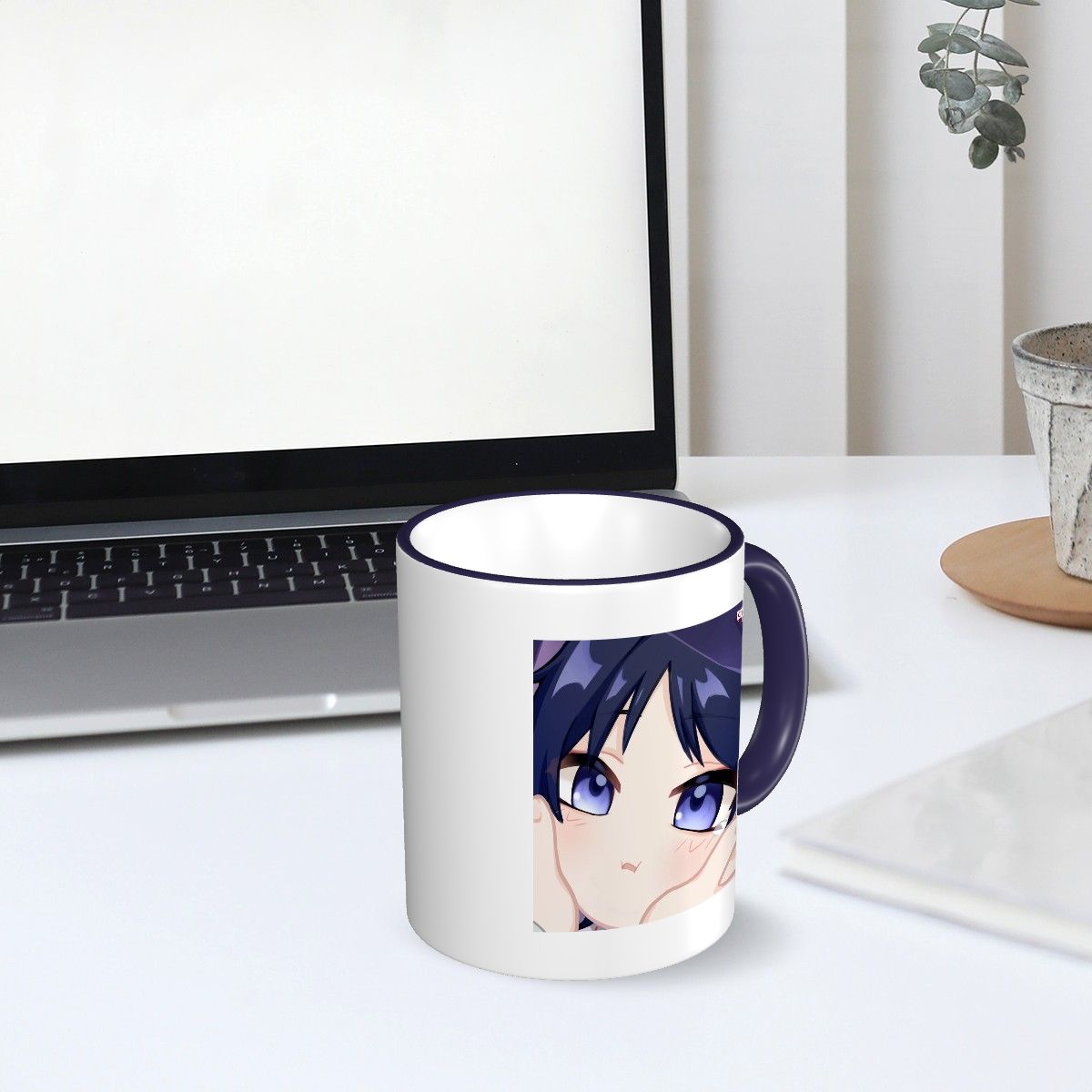 Genshin Impact Squishy Series Ceramic Mug - Wanderer (Scaramouche)