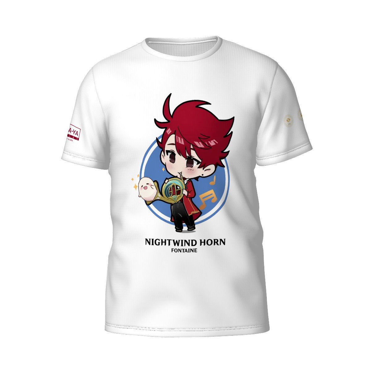Terraglotte "2024 Genshin Instrument Series" Men's T-Shirt - Nightwind Horn (Fontaine)