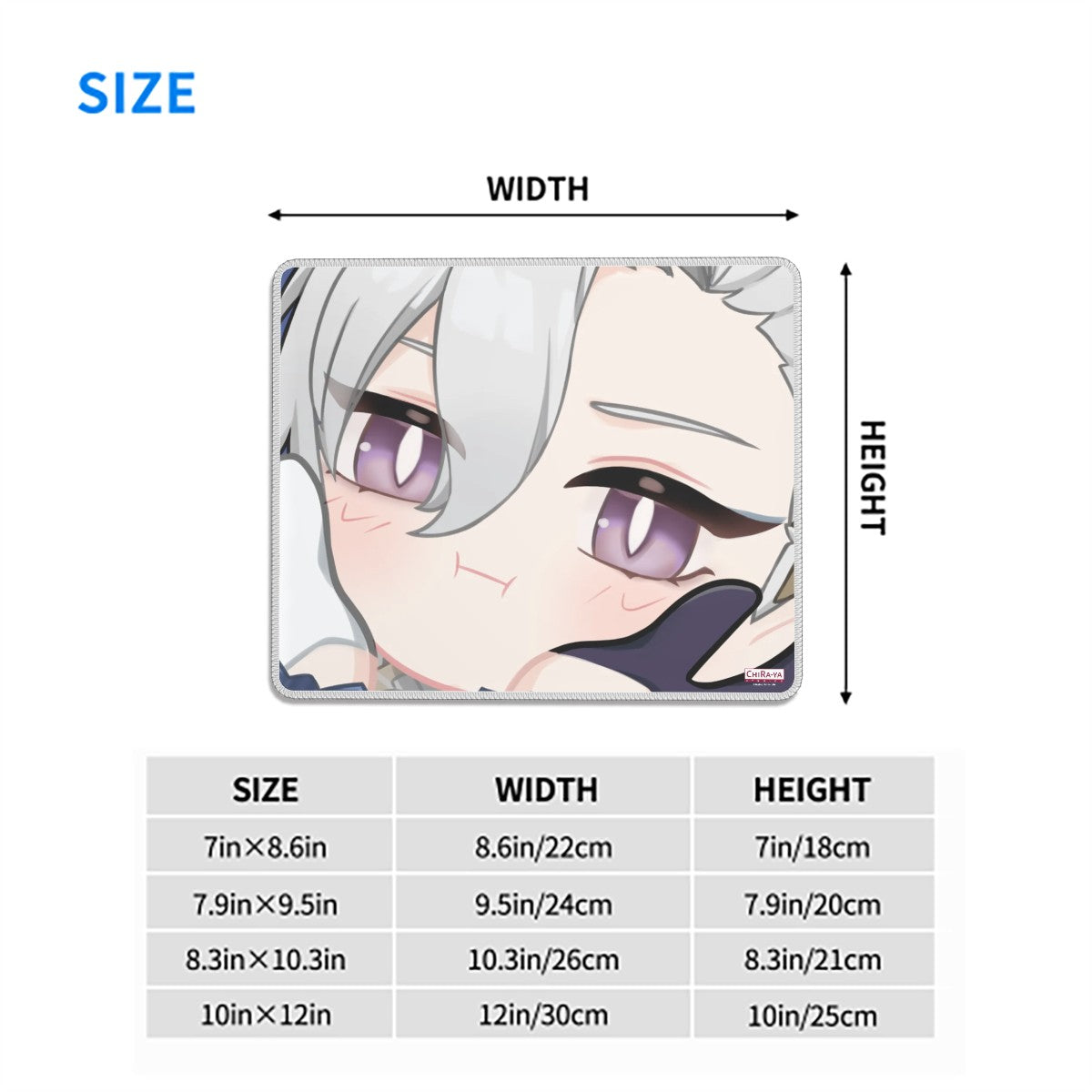 Genshin Impact Squishy Series Gaming Mouse Pad - Neuvillette