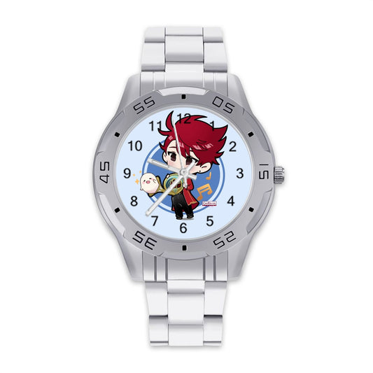 Terraglotte "2024 Genshin Instrument Series" Elegant Stainless Steel Watch - Nightwind Horn (Fontaine)
