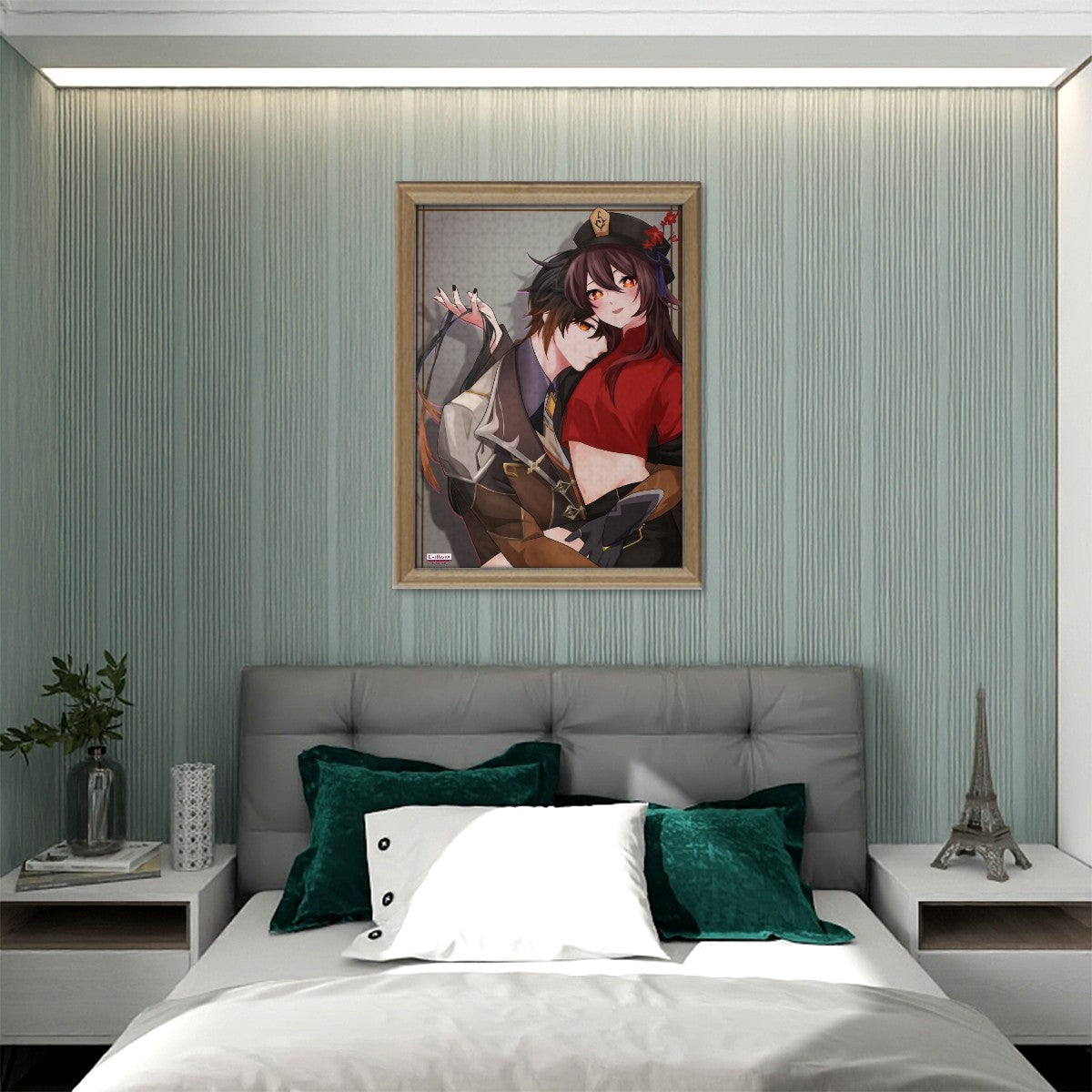 Genshin Impact Wooden Jigsaw Puzzle (500pcs) - Hu Tao & Zhongli: "The Wangsheng Duo"