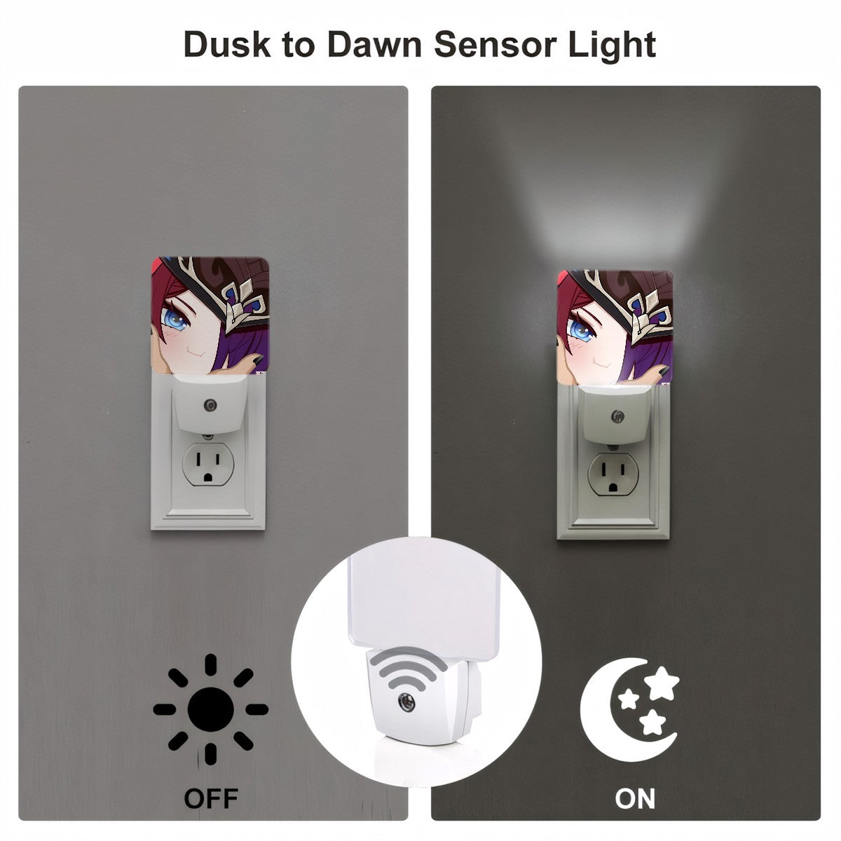 Genshin Impact Squishy Series Automatic LED Night Light - Chasca