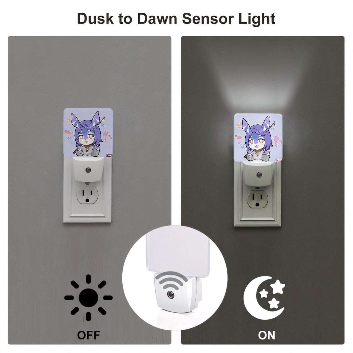 Genshin Impact Melusine Series Automatic LED Night Light - Iara