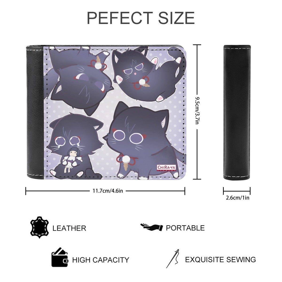 Genshin Impact Leather Wallet - Scarameow
