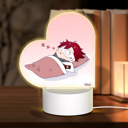 Terraglotte Heart-Shaped Night Light (Bedtime Terra)