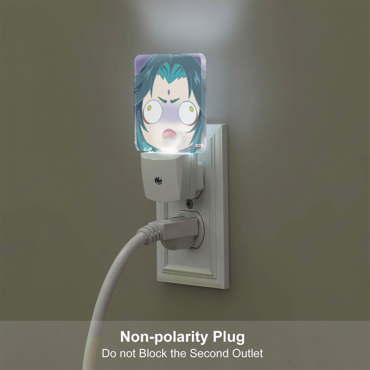 Genshin Impact Derp Series Automatic LED Night Light - Xiao
