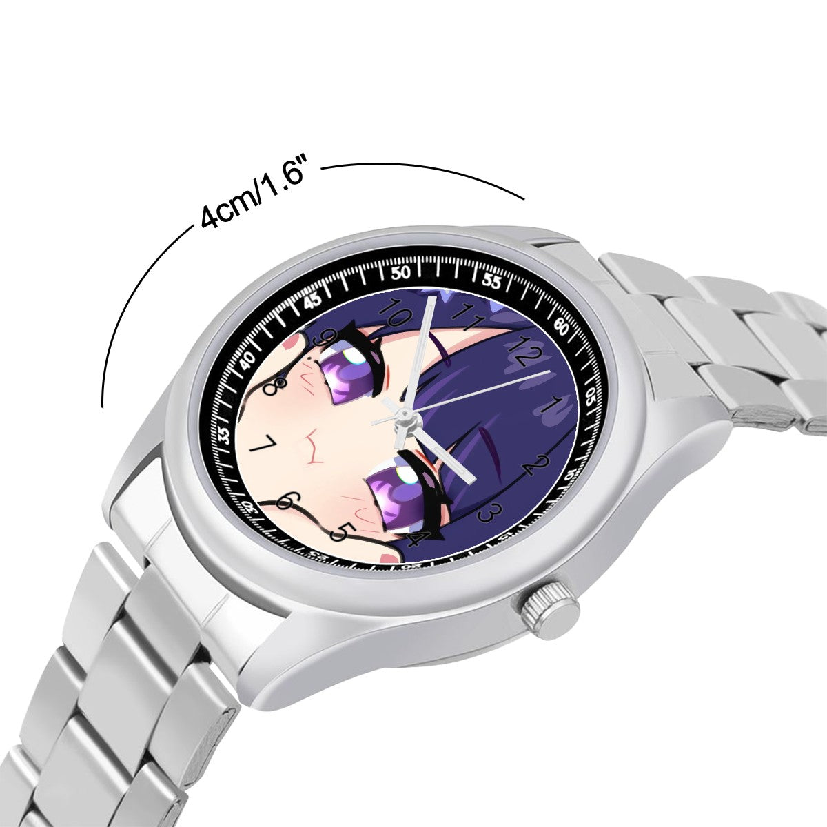 Genshin Impact Squishy Series Stainless Steel Watch - Raiden Shogun