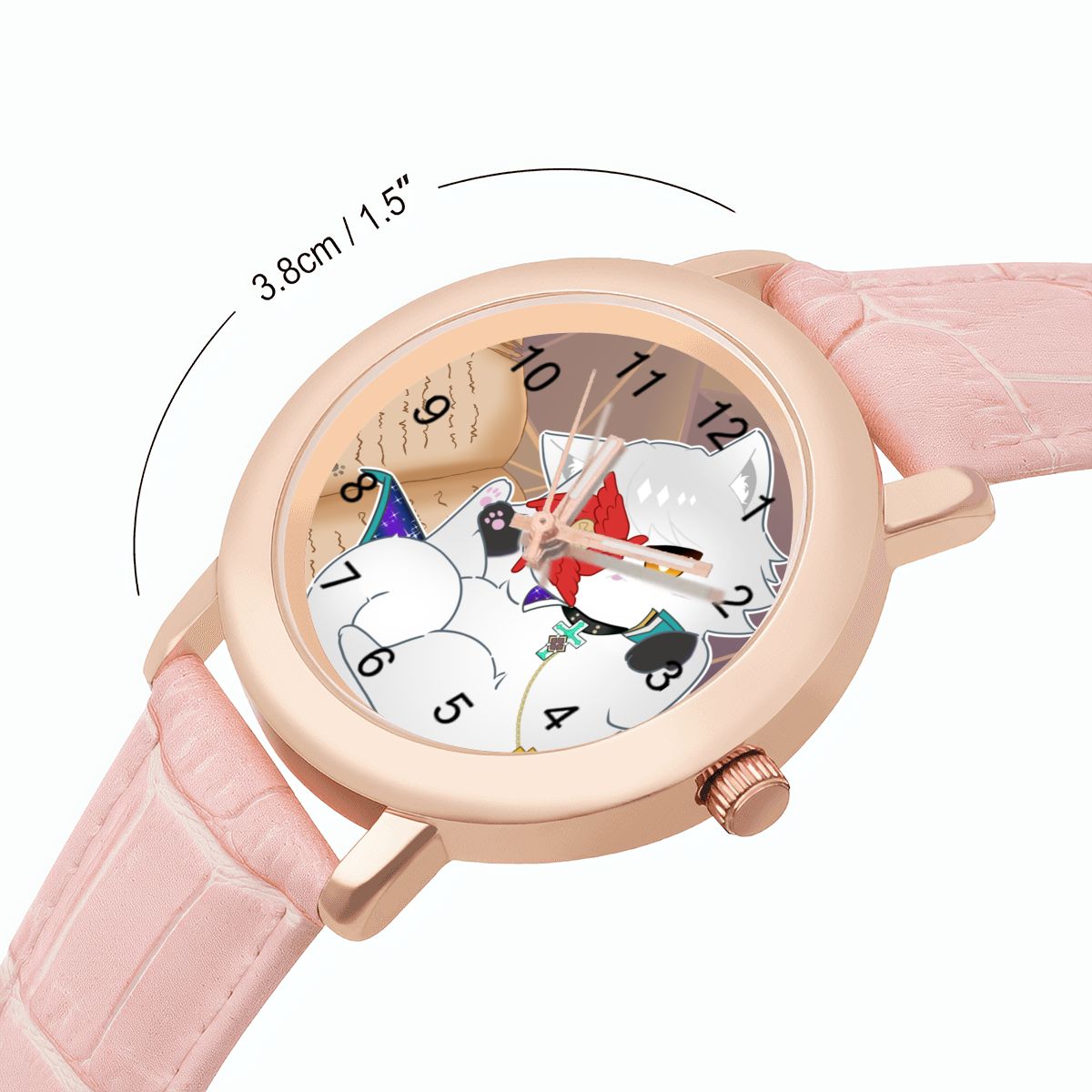 Guilty Gear Leather Watch - Asuka Kreutz (Cat Asuka)