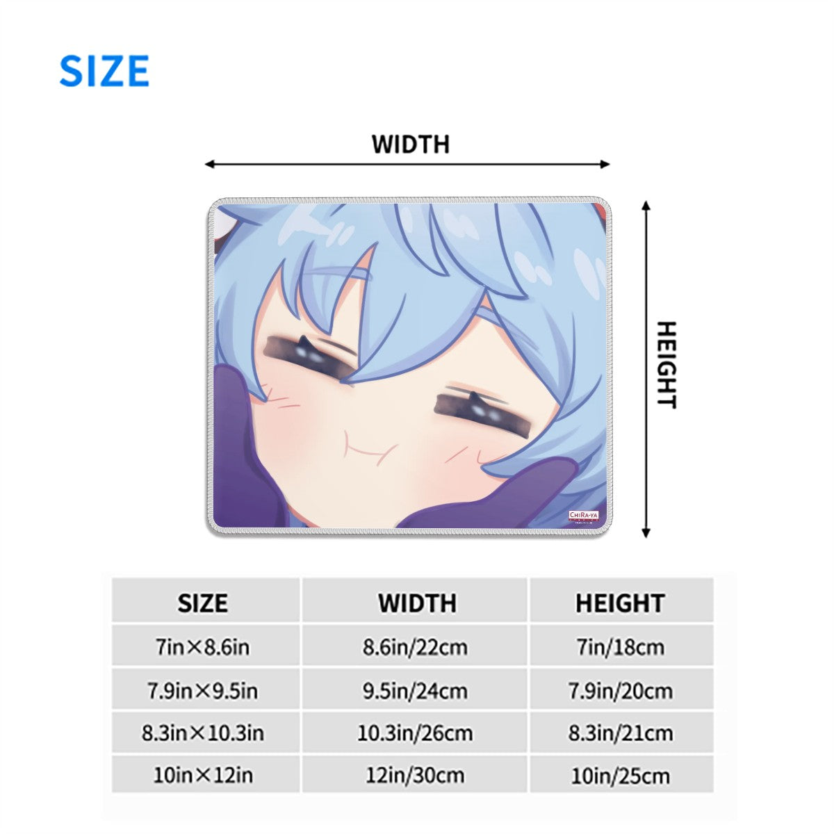 Genshin Impact Squishy Series Gaming Mouse Pad - Ganyu