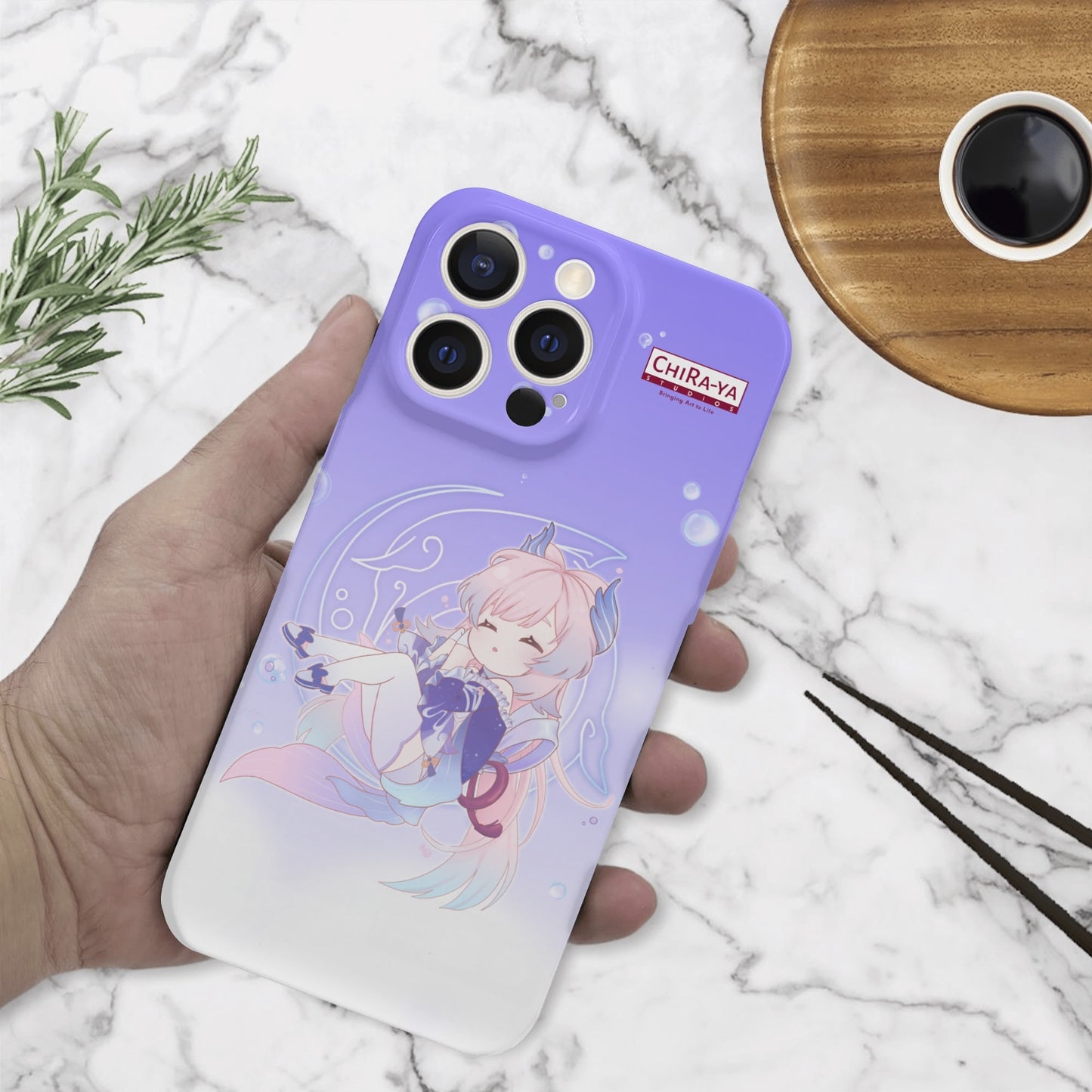 Genshin Impact Phone Case (iPhone 15 Pro Max) - Sangonomiya Kokomi