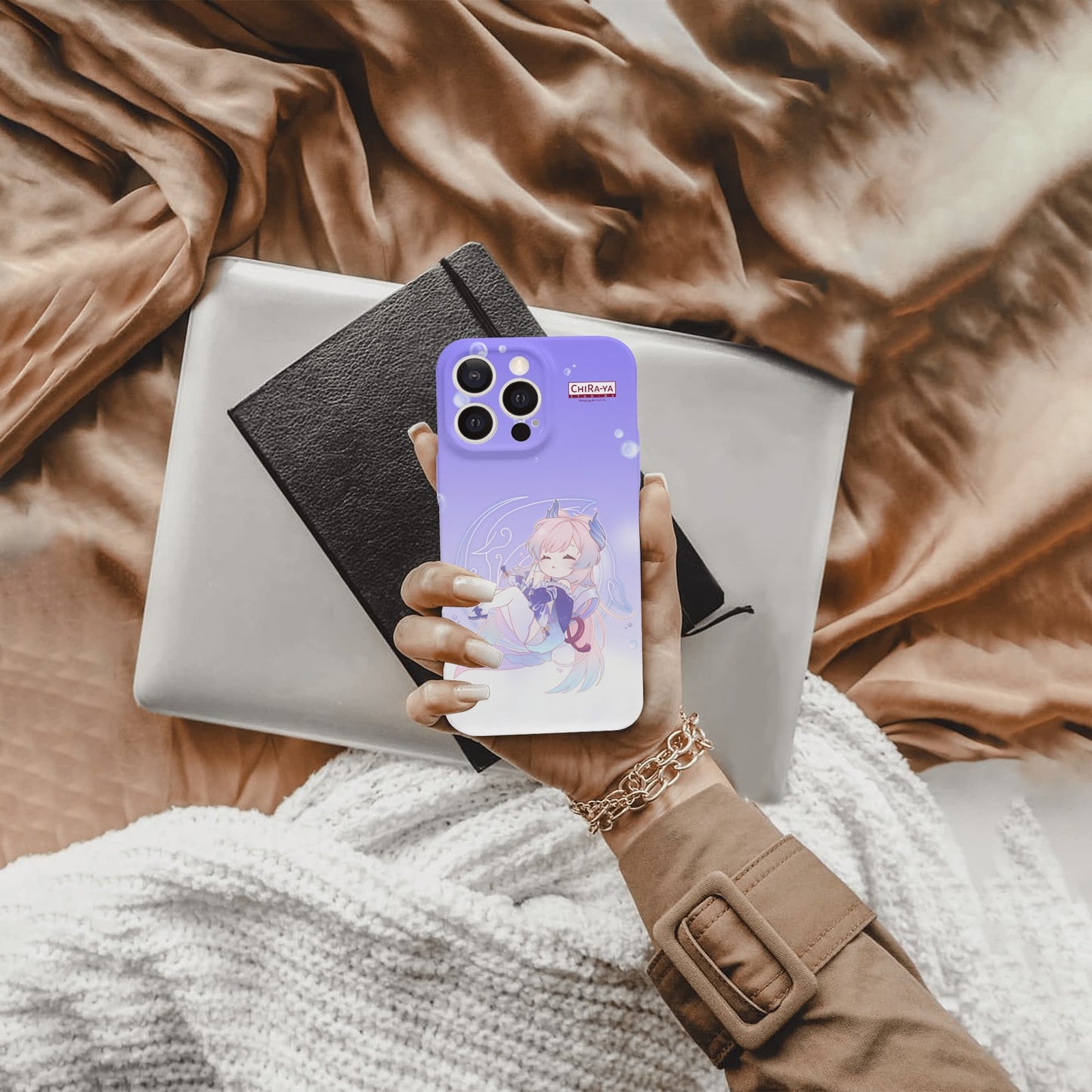 Genshin Impact Phone Case (iPhone 14 Pro Max) - Sangonomiya Kokomi