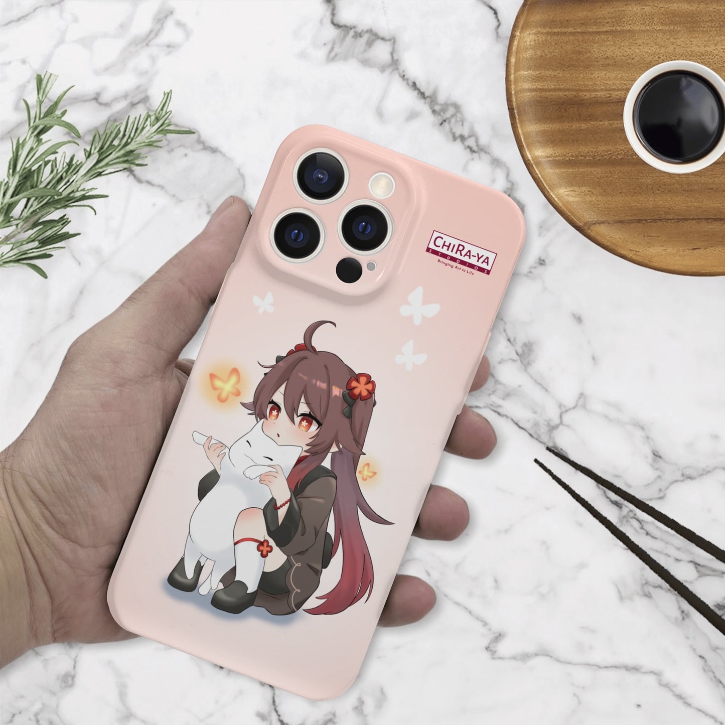 Genshin Impact Phone Case (iPhone 15 Pro Max) - Hu Tao