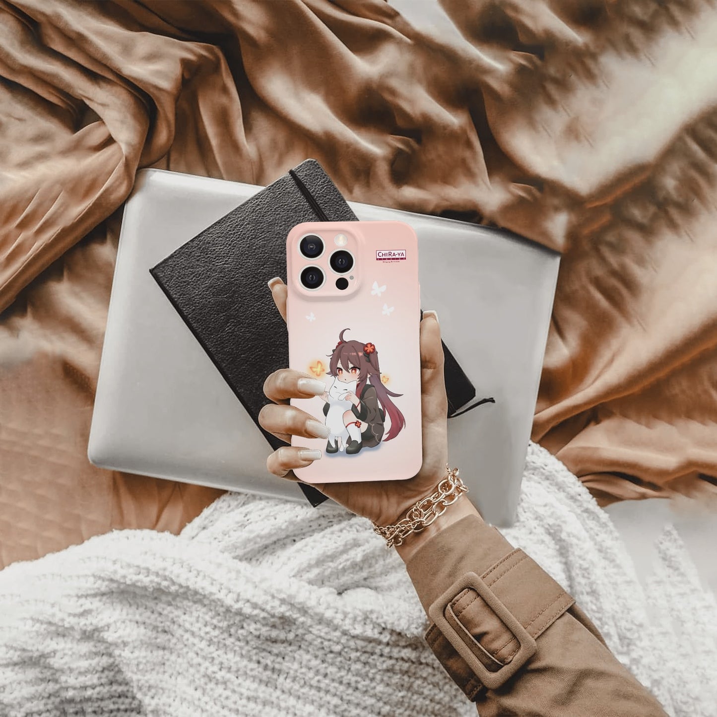 Genshin Impact Phone Case (iPhone 14 Pro Max) - Hu Tao