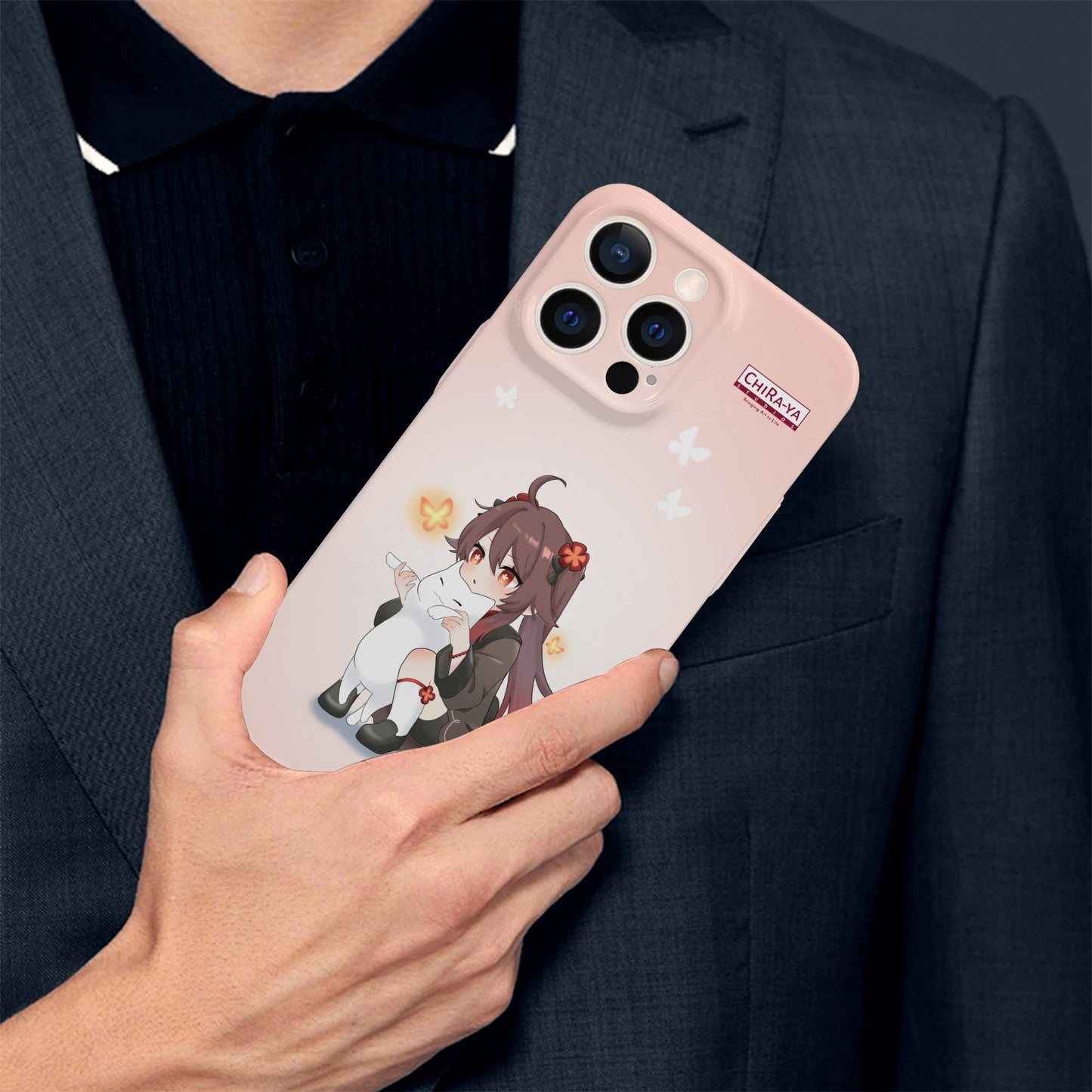 Genshin Impact Phone Case (iPhone 14 Pro Max) - Hu Tao