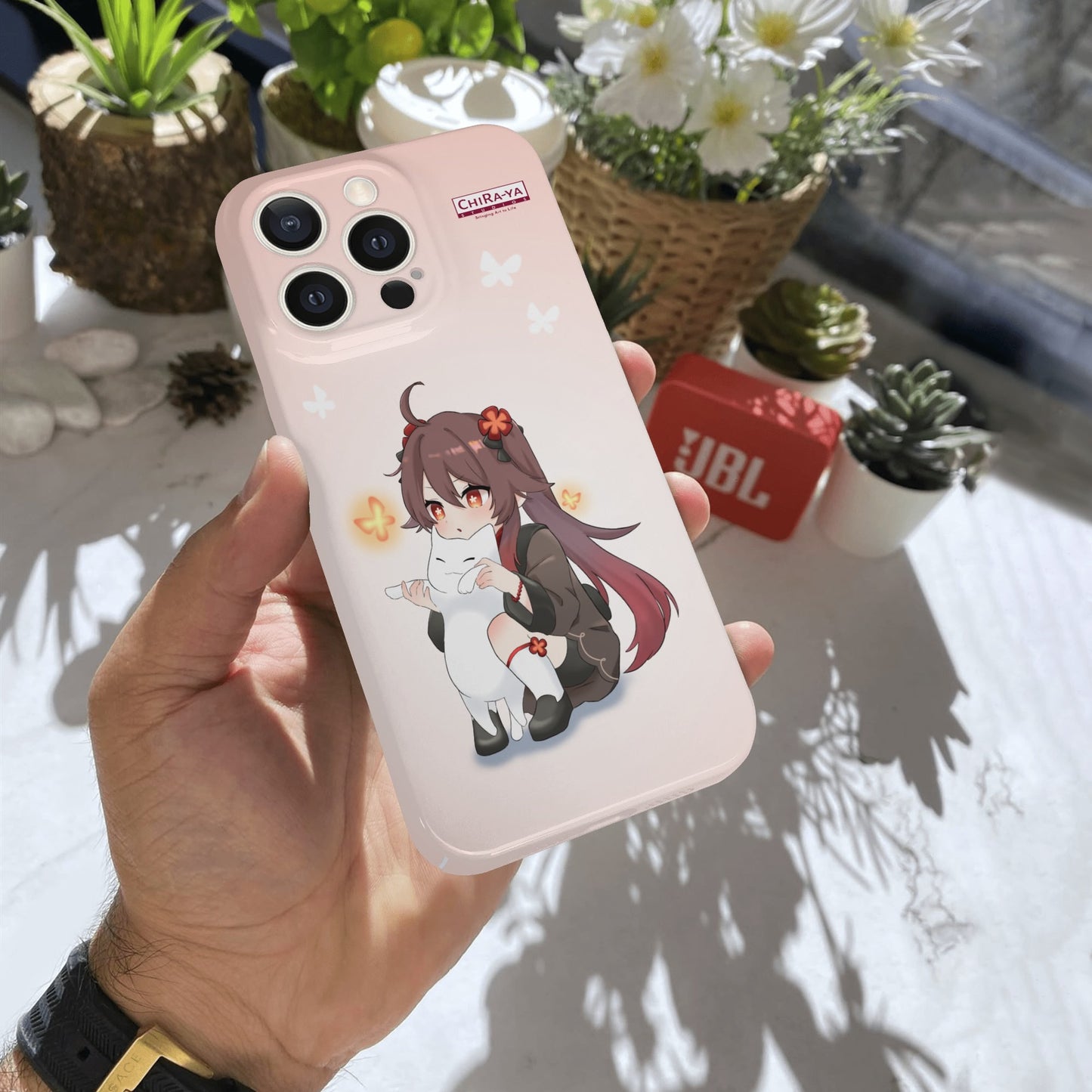 Genshin Impact Phone Case (iPhone 15 Pro) - Hu Tao