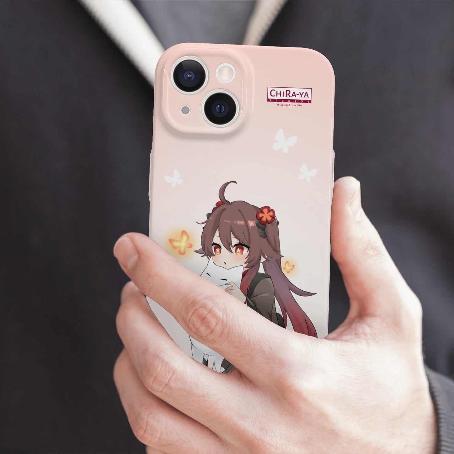 Genshin Impact Phone Case (iPhone 15) - Hu Tao