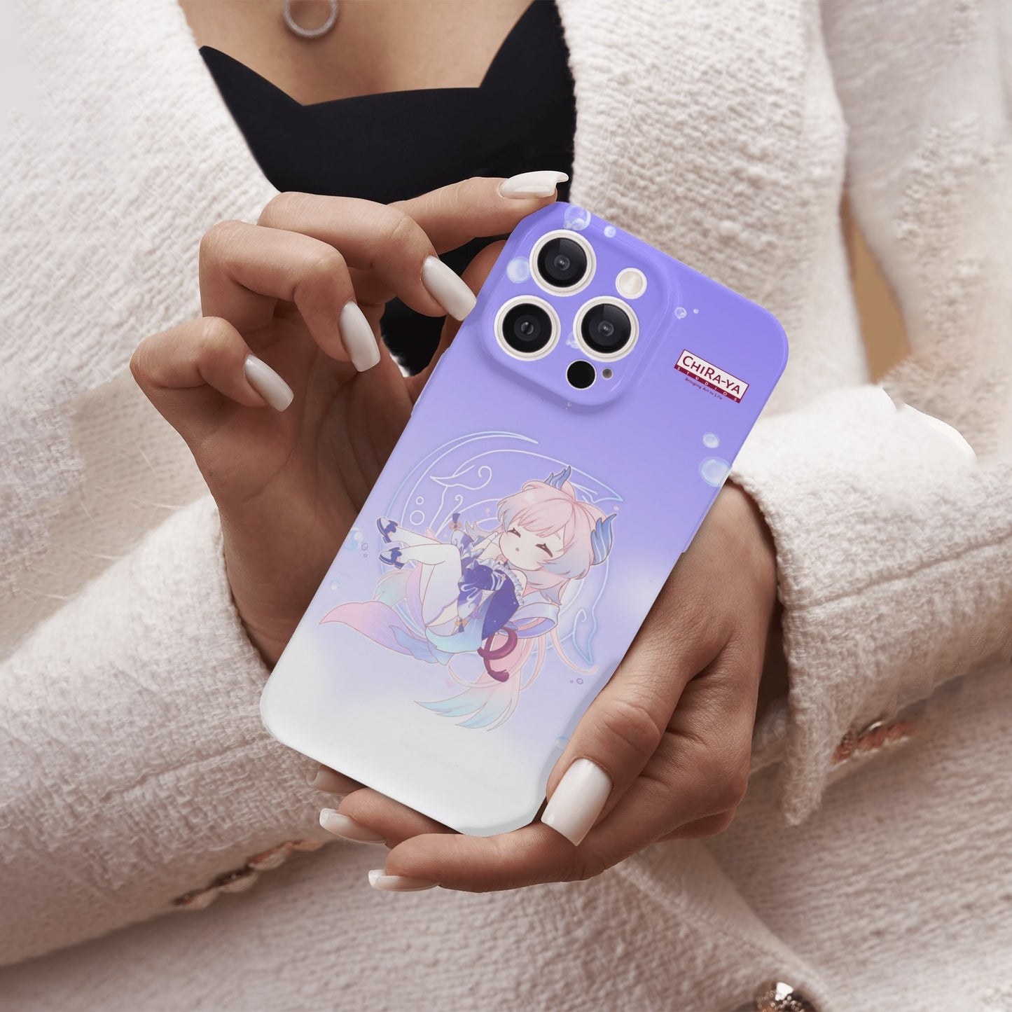 Genshin Impact Phone Case (iPhone 15 Pro) - Sangonomiya Kokomi