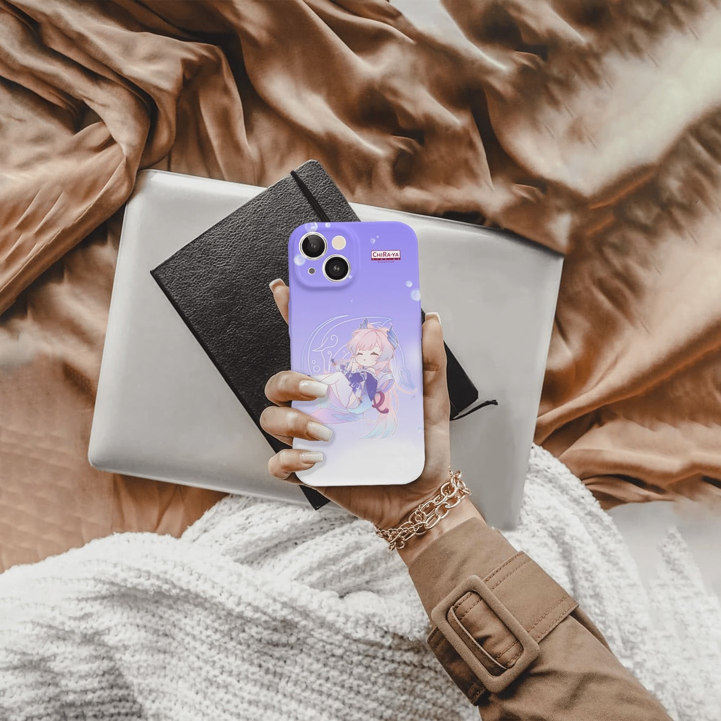 Genshin Impact Phone Case (iPhone 15) - Sangonomiya Kokomi