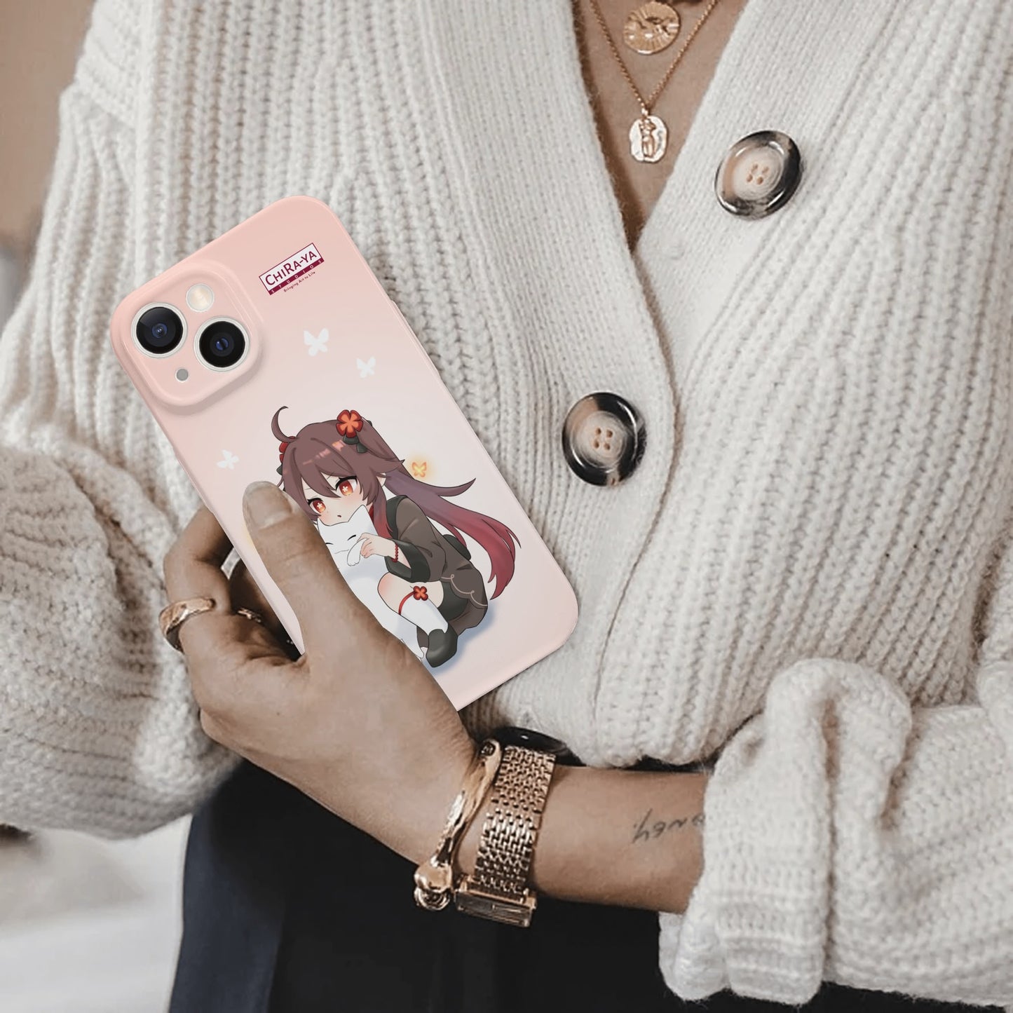 Genshin Impact Phone Case (iPhone 14) - Hu Tao