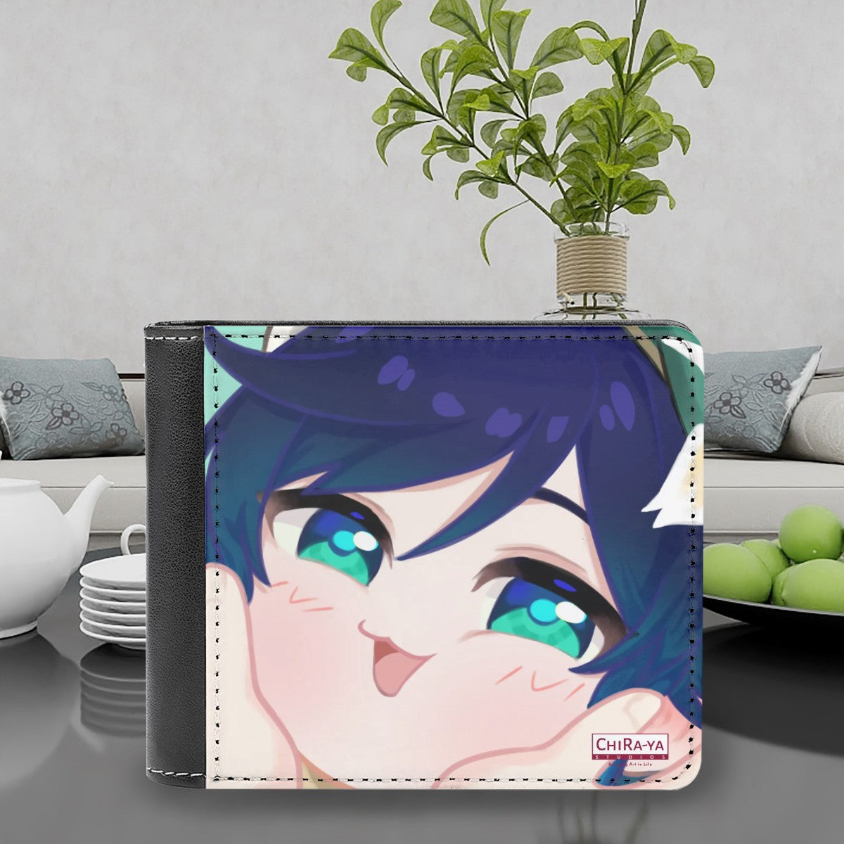 Genshin Impact Squishy Series Leather Wallet - Venti