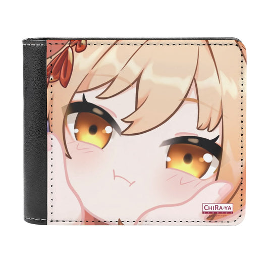 Genshin Impact Squishy Series Leather Wallet - Yoimiya