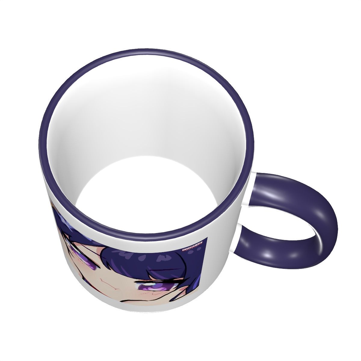 Genshin Impact Squishy Series Ceramic Mug - Raiden Shogun
