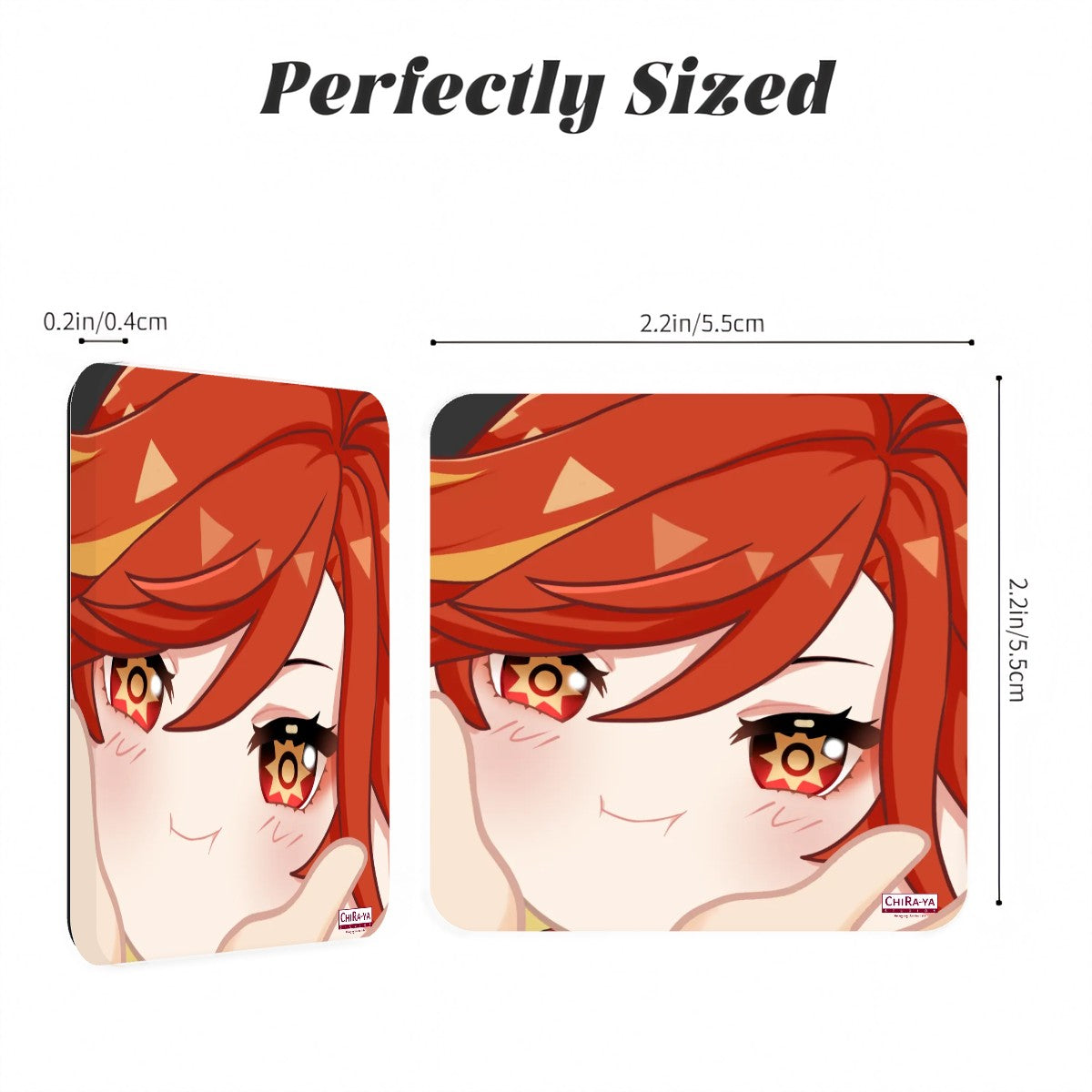 Genshin Impact Squishy Series Acrylic Fridge Magnet - Mavuika