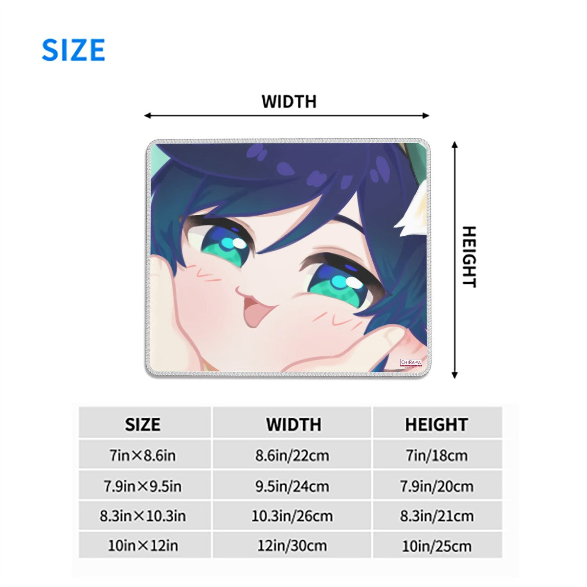 Genshin Impact Squishy Series Gaming Mouse Pad - Venti