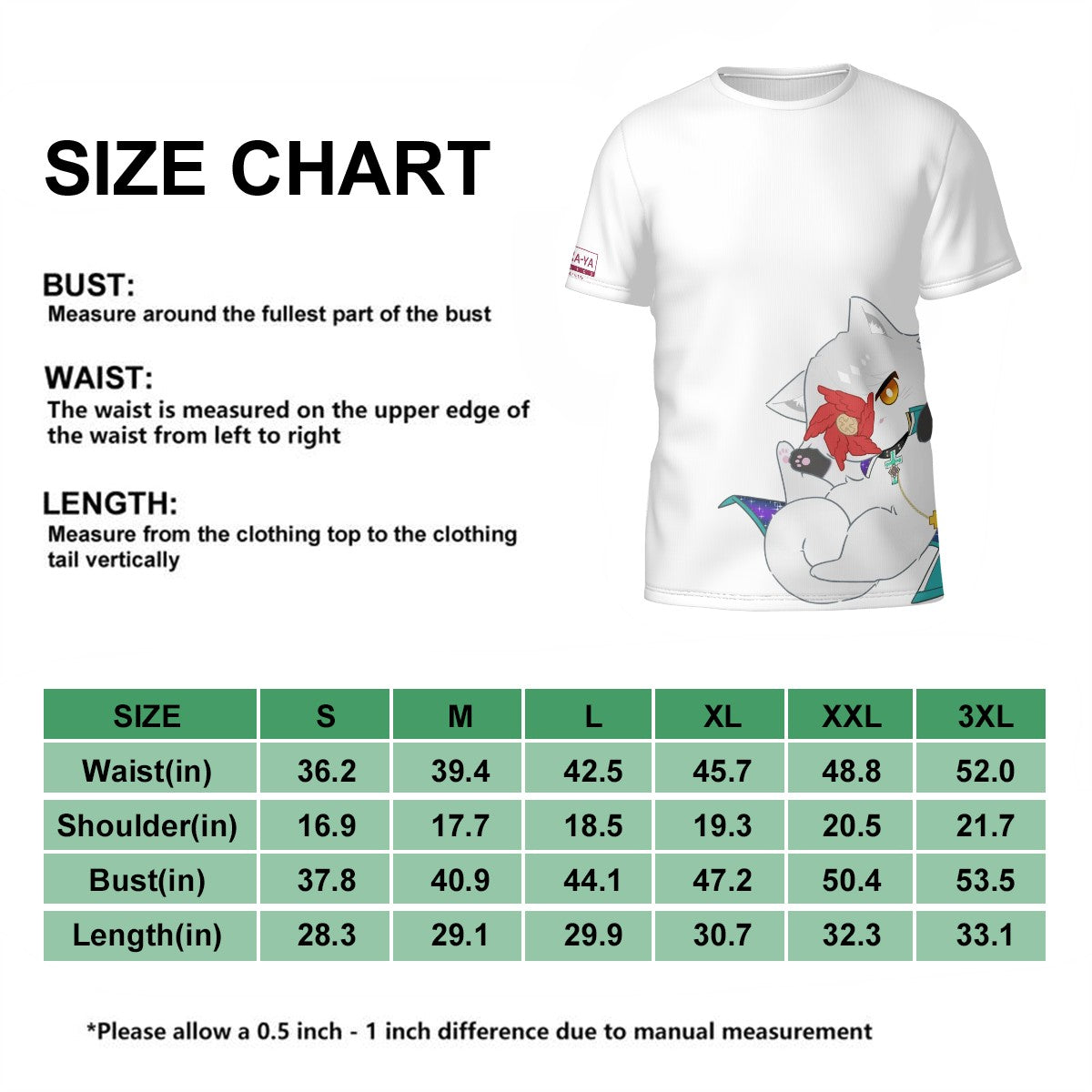 Guilty Gear T-Shirt - Asuka Kreutz (Cat Asuka)