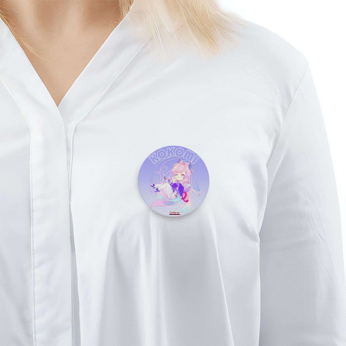 Genshin Impact Pin Badge - Sangonomiya Kokomi