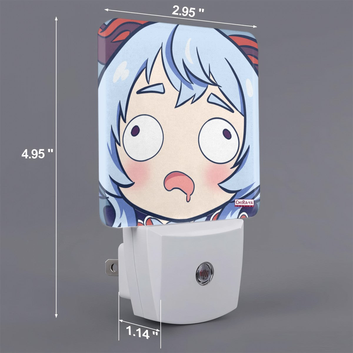 Genshin Impact Derp Series Automatic LED Night Light - Ganyu