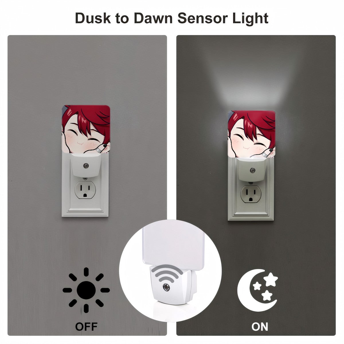 Terraglotte Squishy Series Automatic LED Night Light