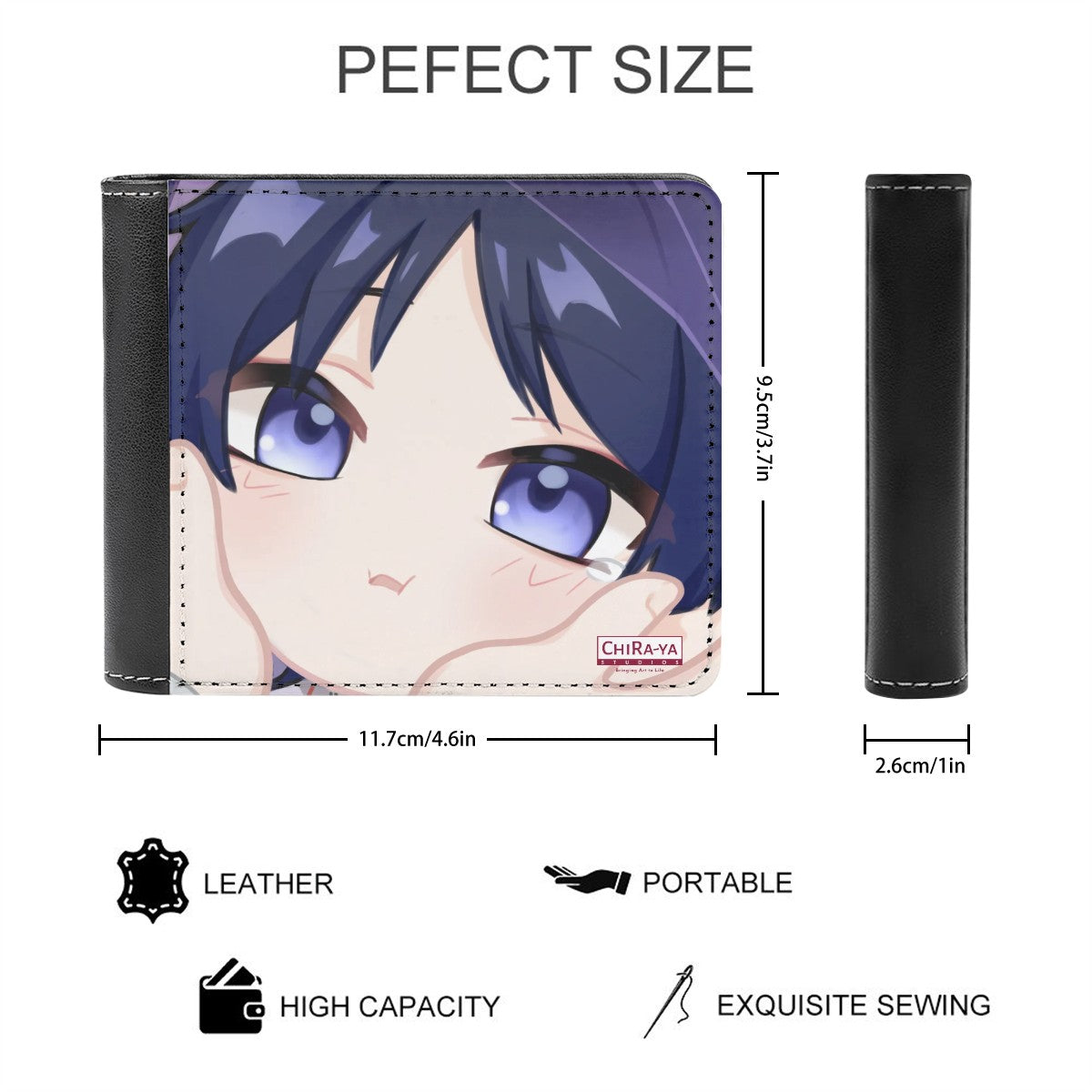 Genshin Impact Squishy Series Leather Wallet - Wanderer (Scaramouche)