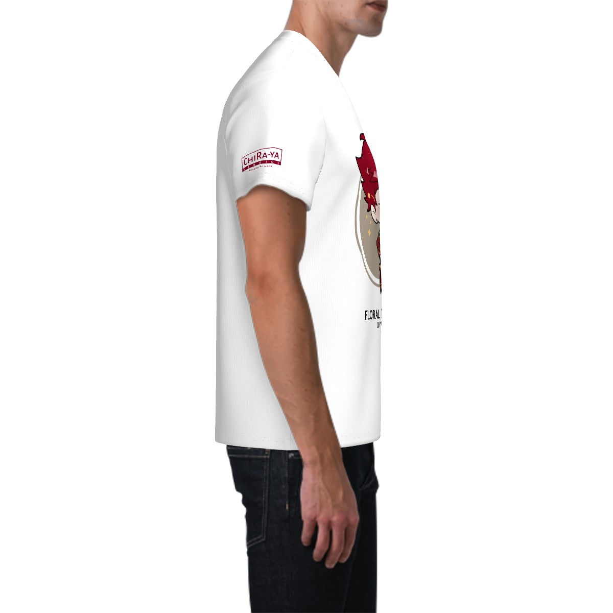 Terraglotte "2024 Genshin Instrument Series" Men's T-Shirt - Floral Zither (Liyue)
