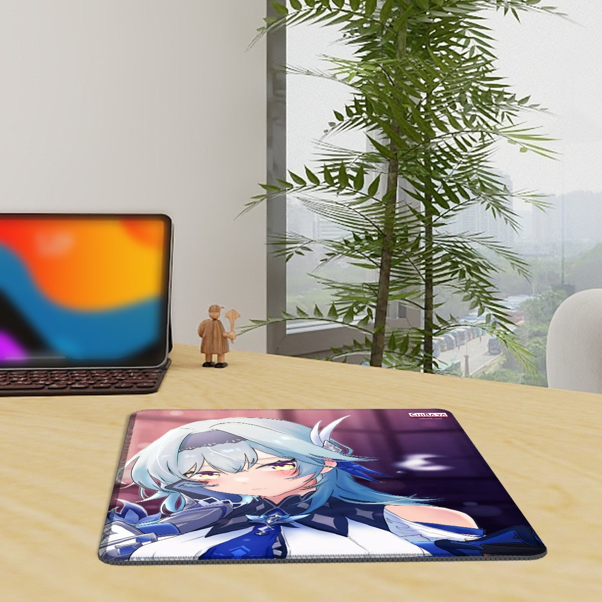 Genshin Impact Gaming Mouse Pad (Vertical) - Eula: "Night Out at Angel's Share"