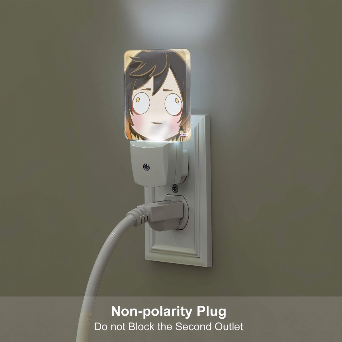 Genshin Impact Derp Series Automatic LED Night Light - Zhongli
