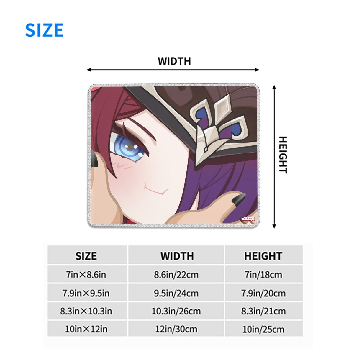 Genshin Impact Squishy Series Gaming Mouse Pad - Chasca