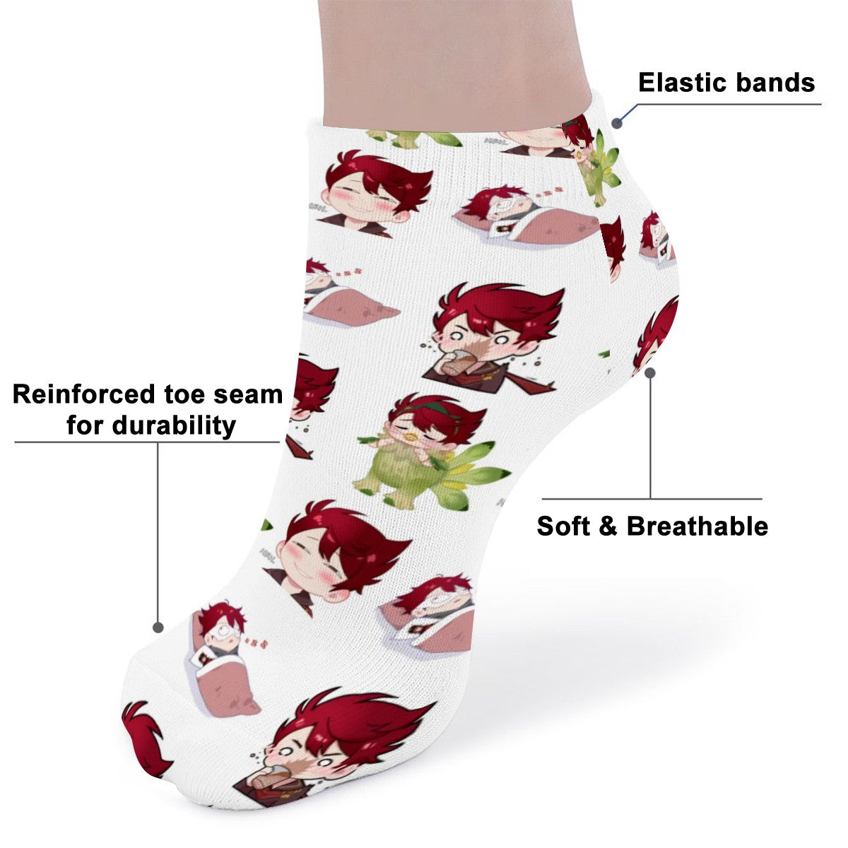 Terraglotte Ankle Socks - "The Terraglotta Army"