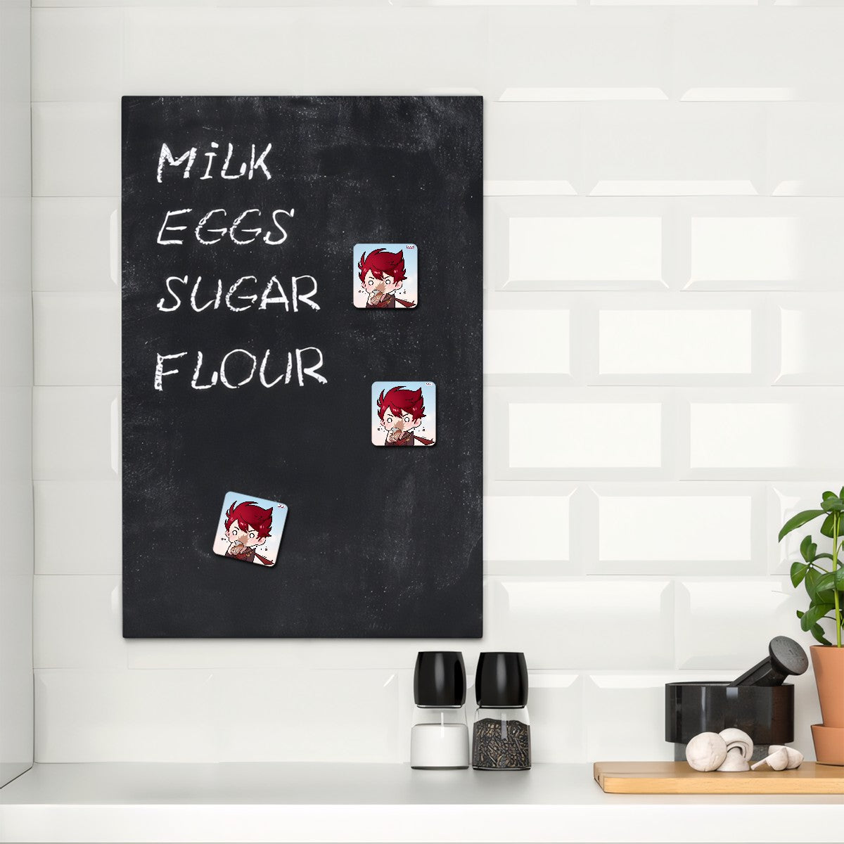 Terraglotte Acrylic Fridge Magnet - Terra Boba Spill