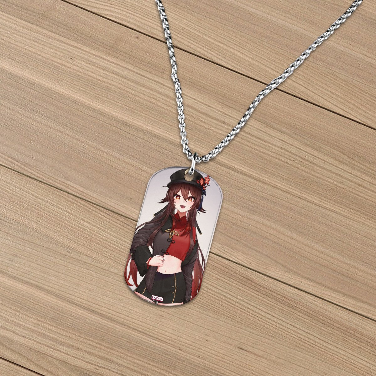 Genshin Impact Titanium Necklace - Hu Tao: "Crop Top Tao"