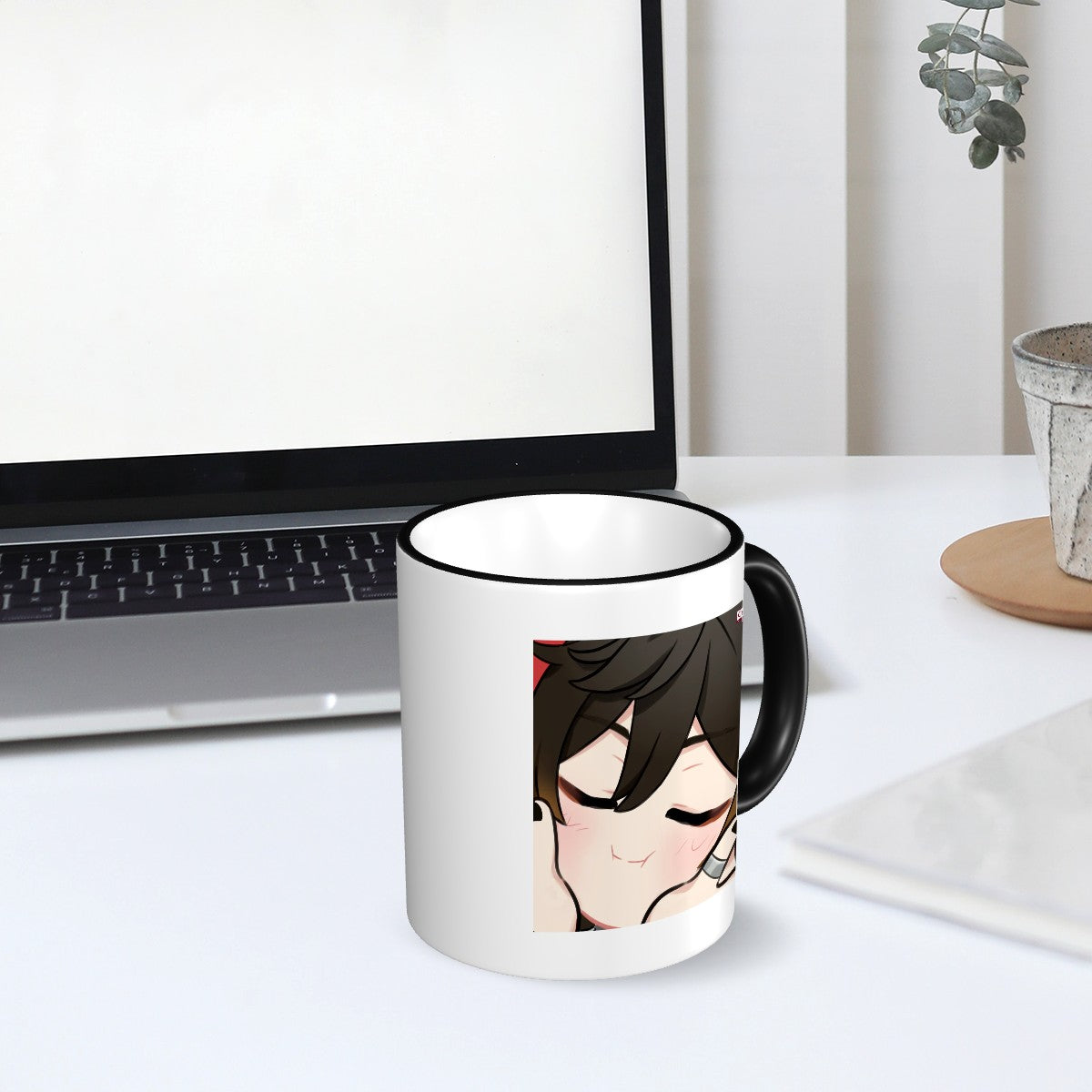 Genshin Impact Squishy Series Ceramic Mug - Zhongli
