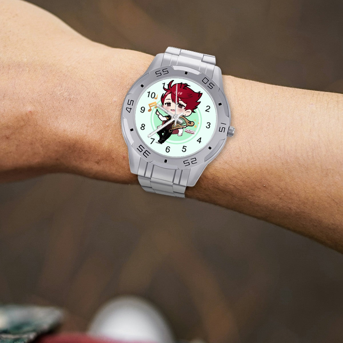 Terraglotte "2024 Genshin Instrument Series" Elegant Stainless Steel Watch - Windsong Lyre (Mondstadt)