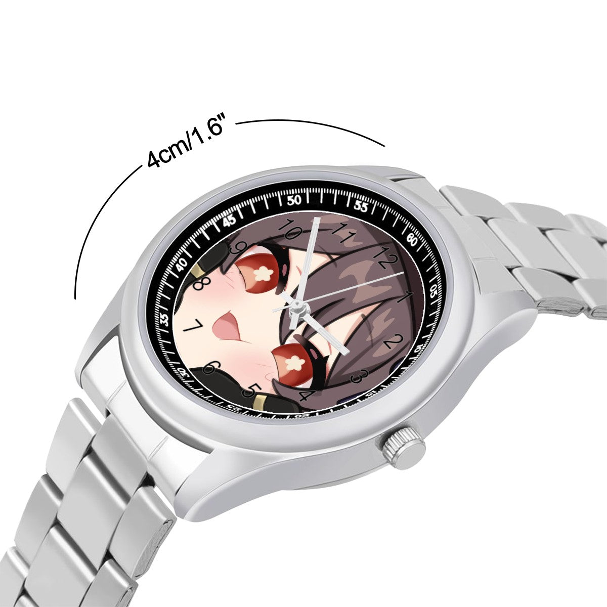 Genshin Impact Squishy Series Stainless Steel Watch - Hu Tao