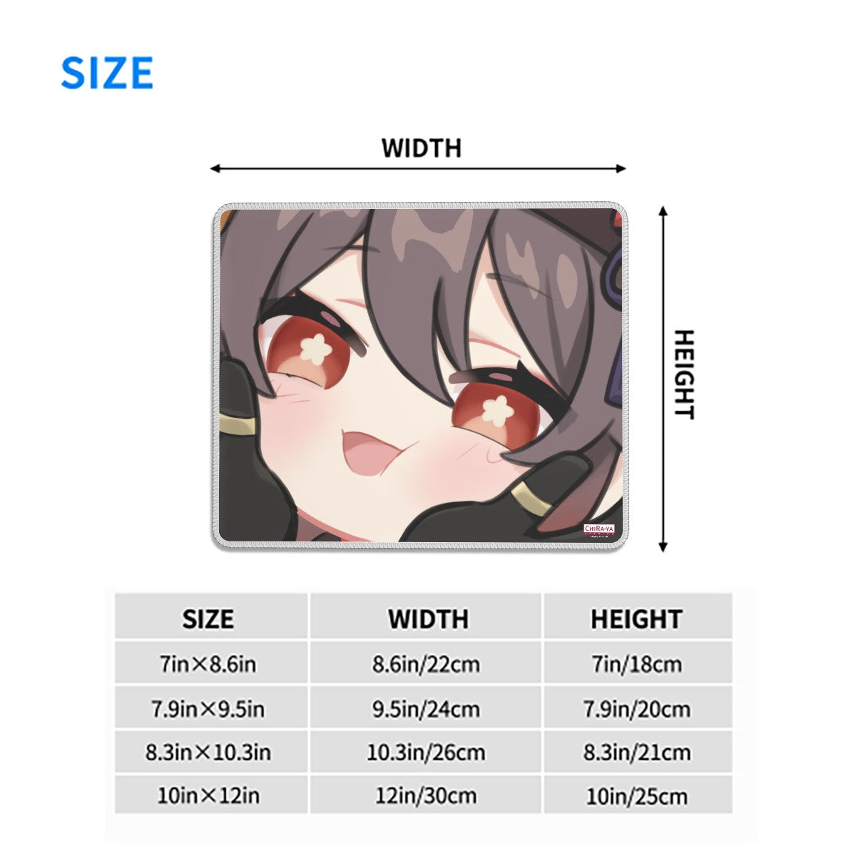 Genshin Impact Squishy Series Gaming Mouse Pad - Hu Tao