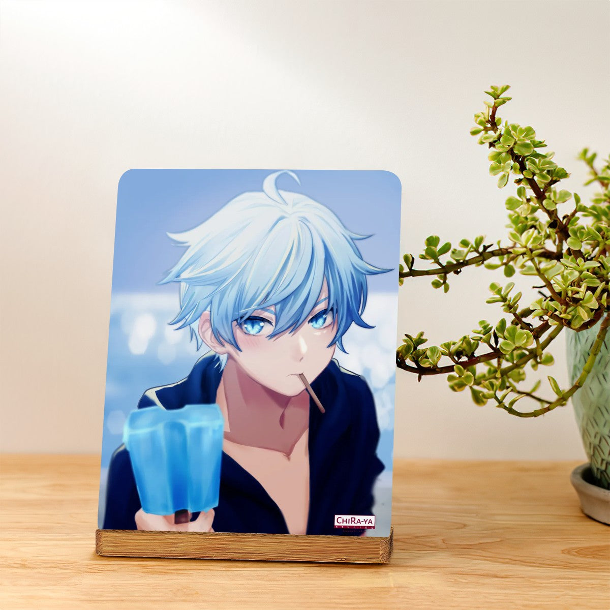 Genshin Impact Metal Print with Stand - Chongyun: "Summertime"